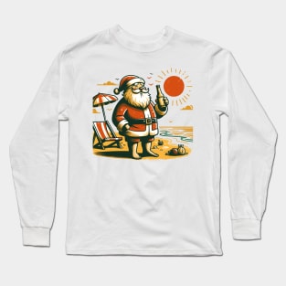 Sunset Santa Long Sleeve T-Shirt